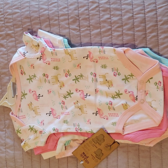 NWT Boho Animal Grow with Me Onesie Set - Picture 7 of 8